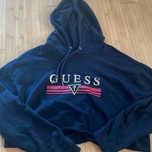 Guess cropped hoodie